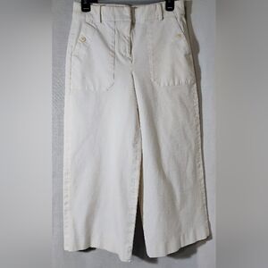 J. Crew Wide Leg Cropped Pants